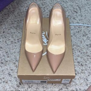 Christian louboutins so Kate 120mm nude size 37